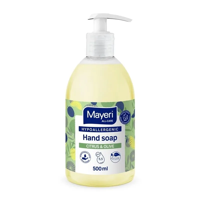 Šķidrās ziepes Mayeri citrus-olive. 500 ml