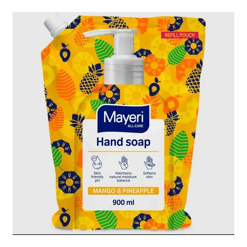 Šķidro ziepju papild mango-pine 0.9l