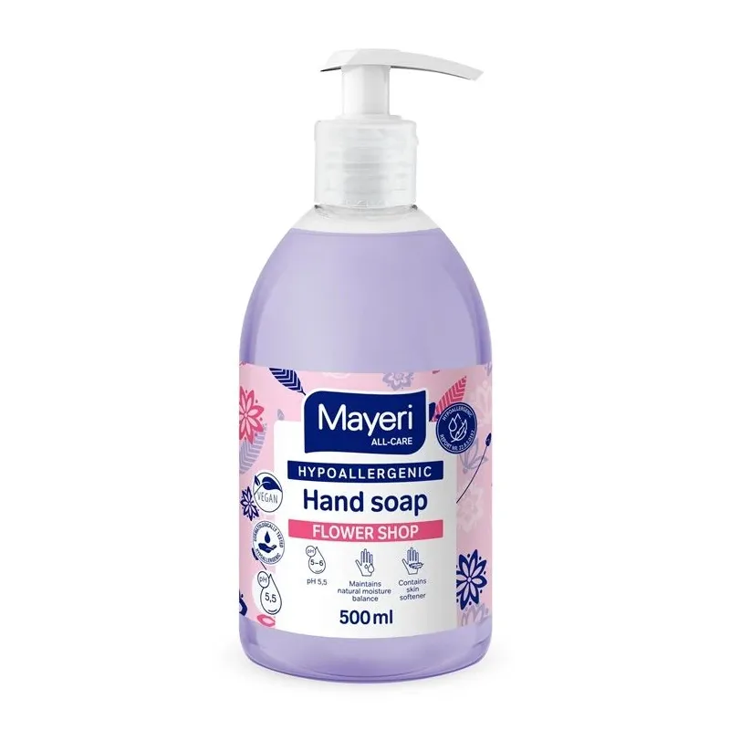 Šķidrās ziepes Mayeri flower shop. 500 ml