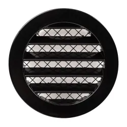 Grille aluminium alloy 100mm black