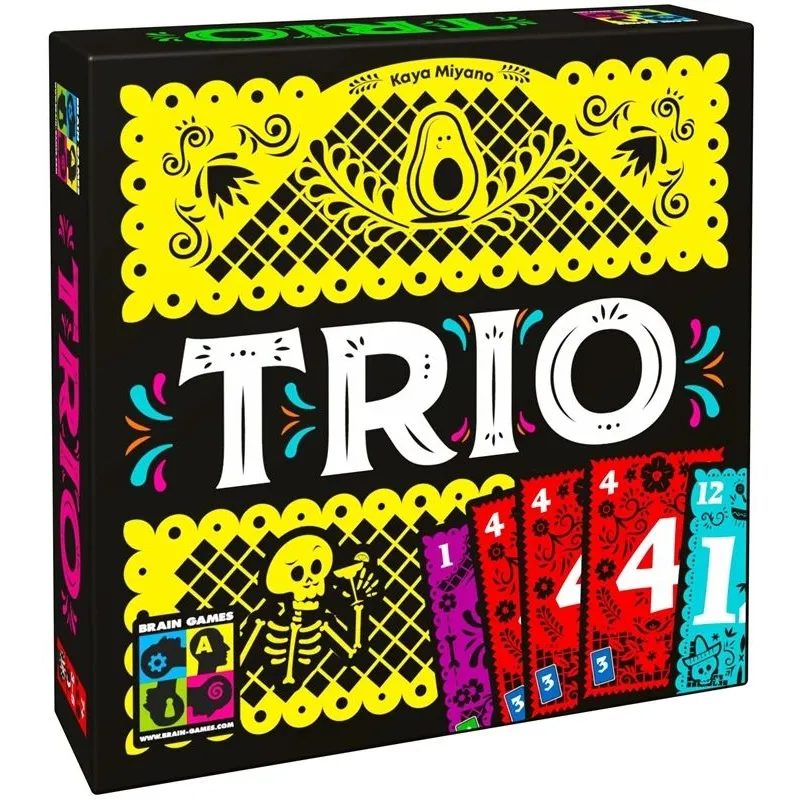 Kāršu spēle Brain Games Trio. LT
