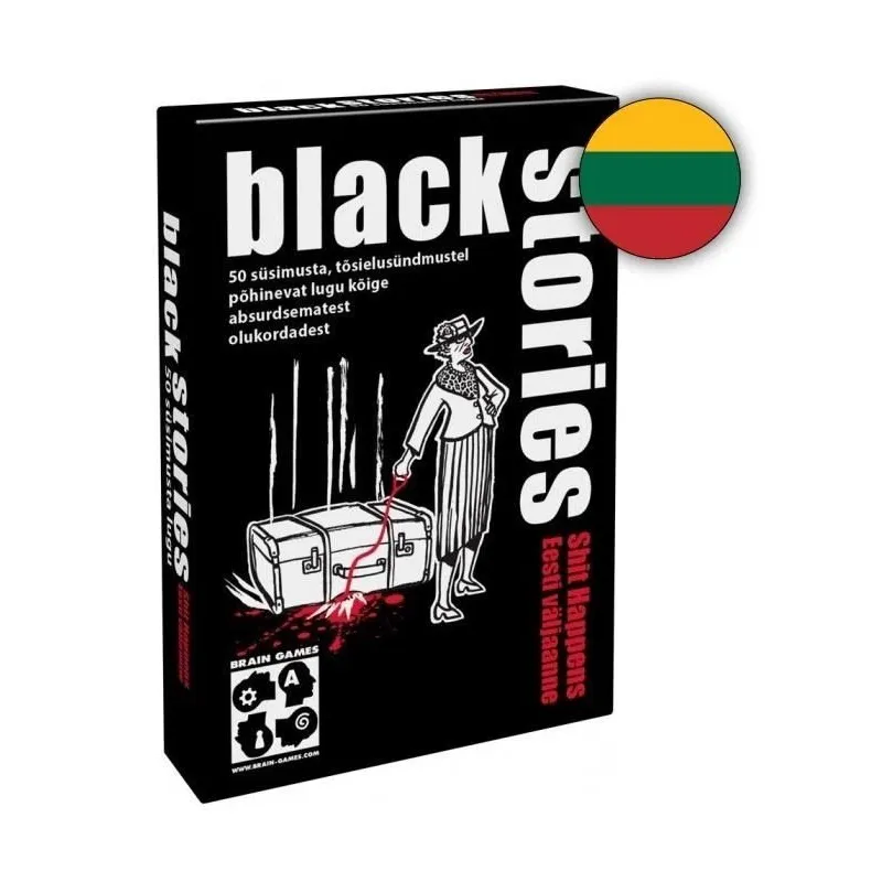 Galda spēle BLACK STORIES: SHIT HAPPENS. LT