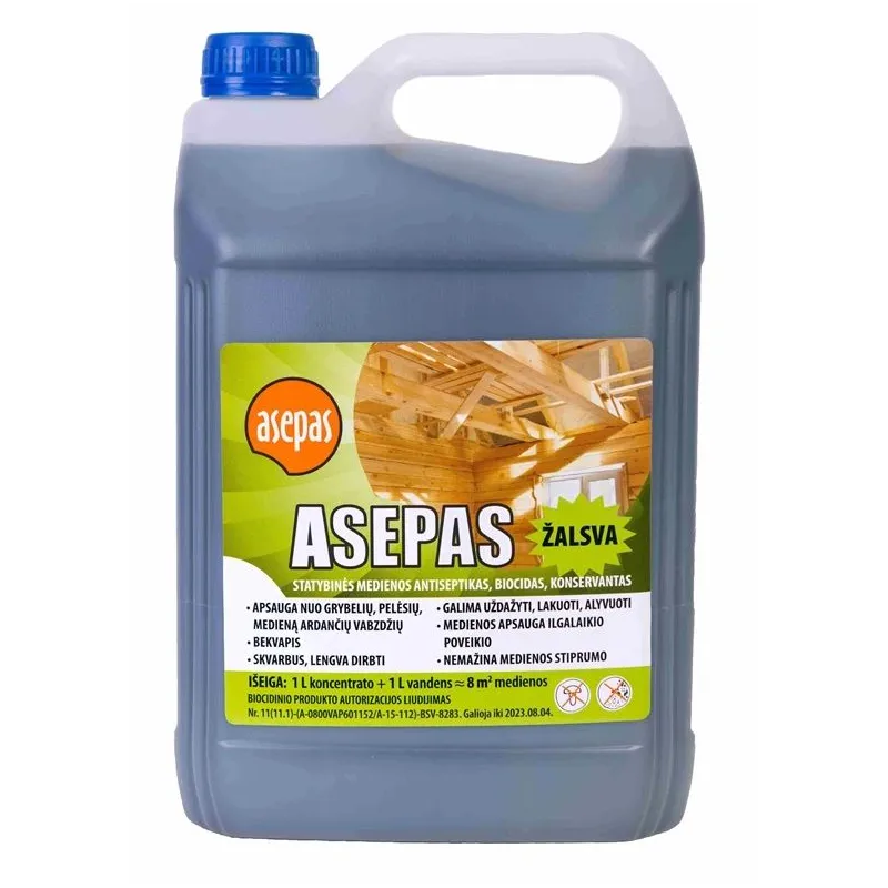 Antiseptiķis asepas zaļgans 5l
