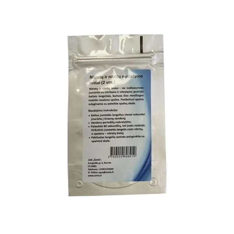 Nitrātu un nitritu noteikšanas testi. 2 gab.