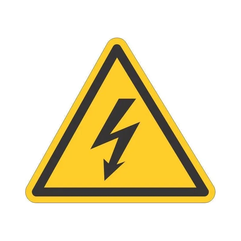 Brīdinājuma zīme. 70x80 mm