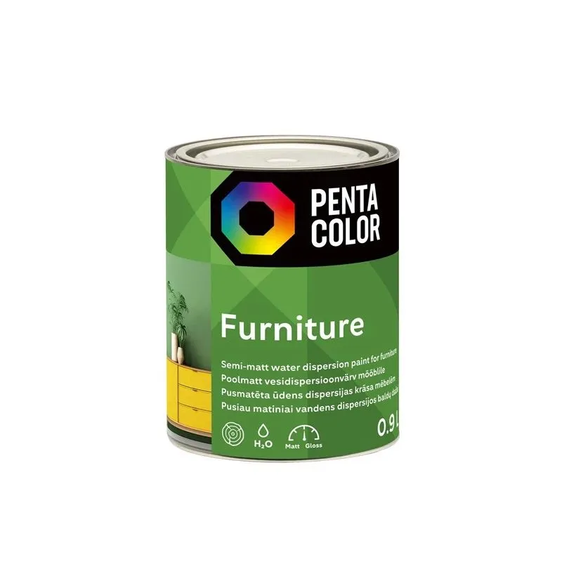 Krāsa Pentacolor Furniture Pusmat 0.9l