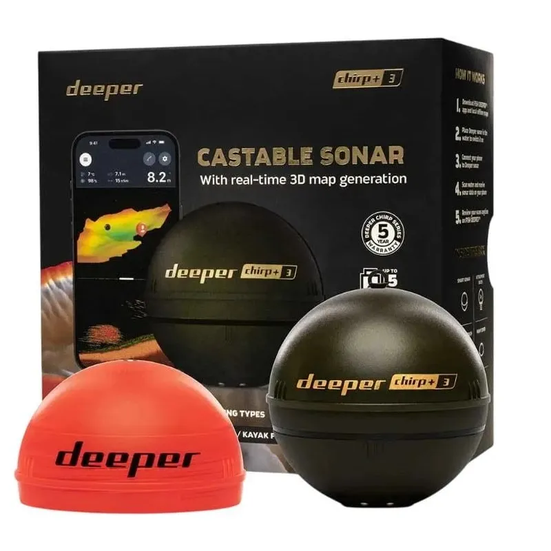 Sensoru zivju medītājs deeper chirp+3