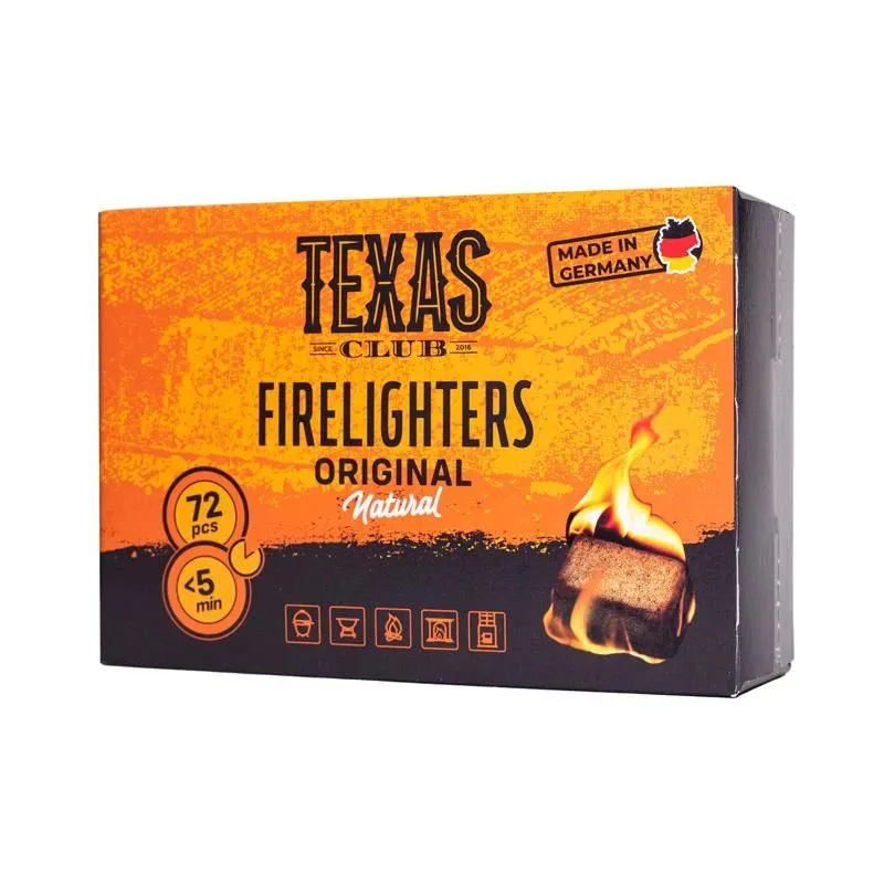 Aizdedzinātāji Texas Club. 72 gab.