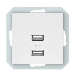 USB lādētājs VILMA QR1000, matēts balts