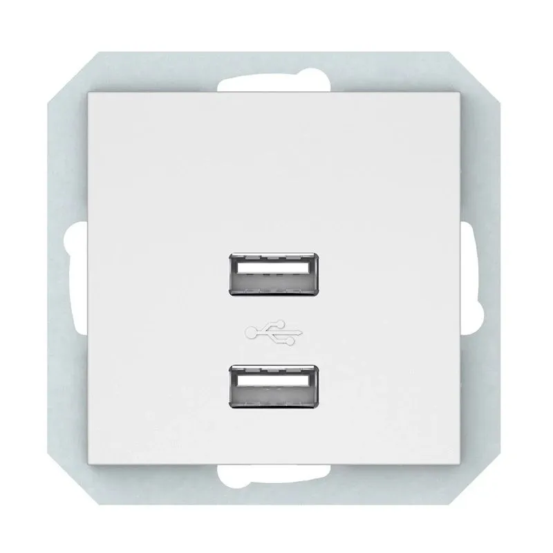 USB lādētājs VILMA QR1000, matēts balts