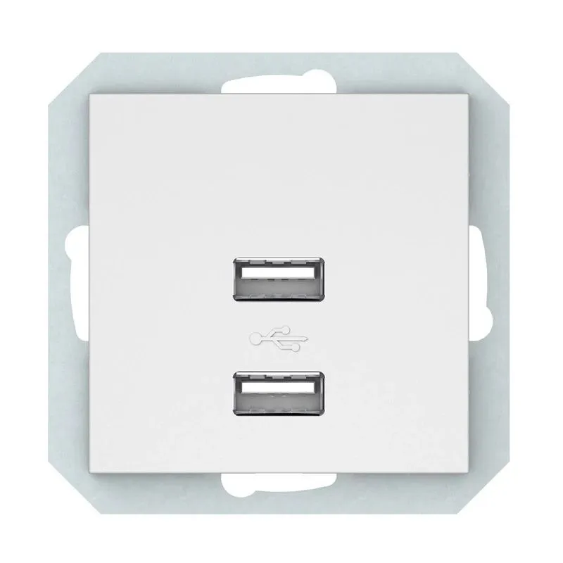 USB lādētājs VILMA QR1000, matēts balts