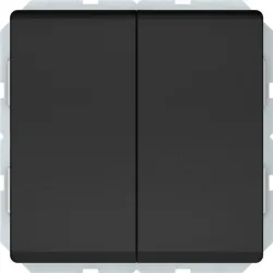 Slēdzis VILMA ST150. 2 taustiņi. matēts melns