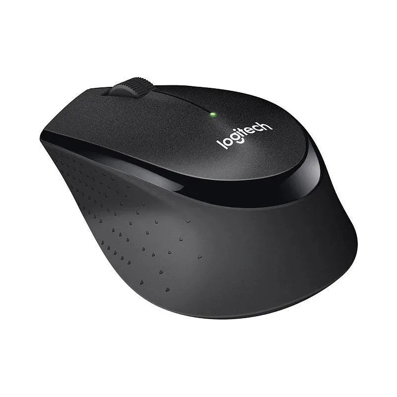 Bezvadu datora pele LOGITECH M330 SILENT, melna