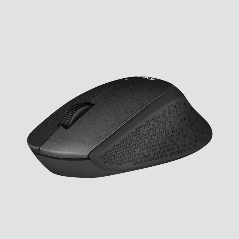 Bezvadu datora pele LOGITECH M330 SILENT, melna
