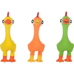 Rotaļlieta sunim. grabulis Flamingo. 28 cm. daudzkrāsaina