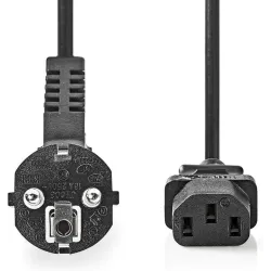 Kabelis Emos IEC-320-C13 2 m. melna