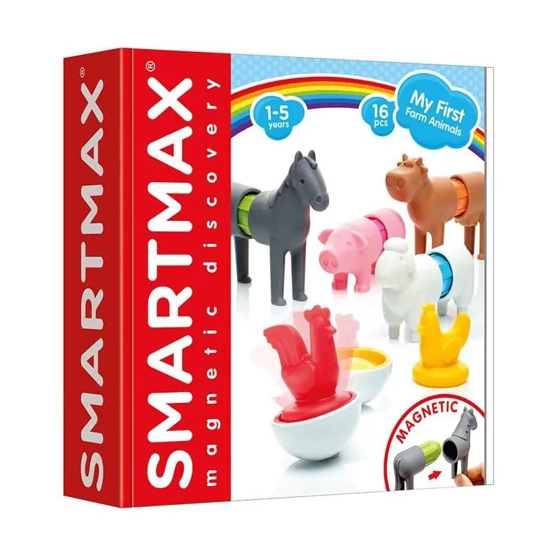 Magnētiskā rotaļlieta Smartmax My First Farm Animals