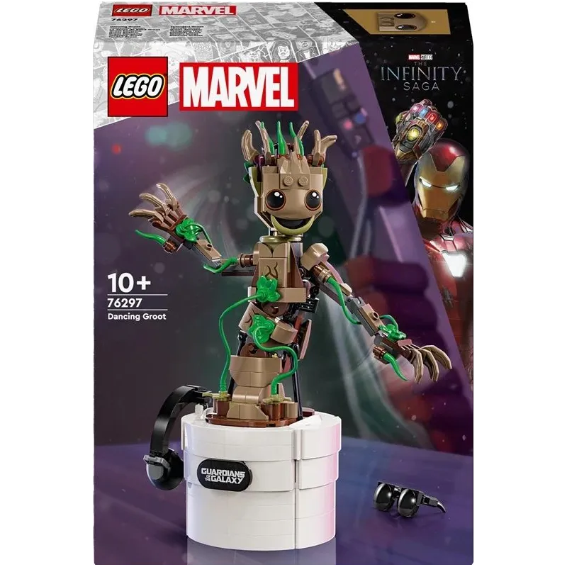 Konstruktors LEGO Marvel Dejojošs Groot 76297