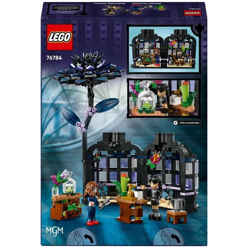 Konstruktors LEGO Wednesday Black Dahlia Flower 76784