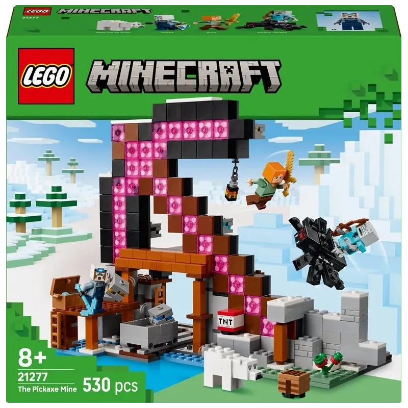 Konstruktors LEGO Minecraft The Pickaxe Mine 21277