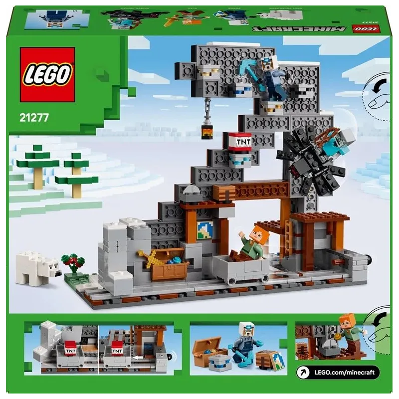Konstruktors LEGO Minecraft The Pickaxe Mine 21277