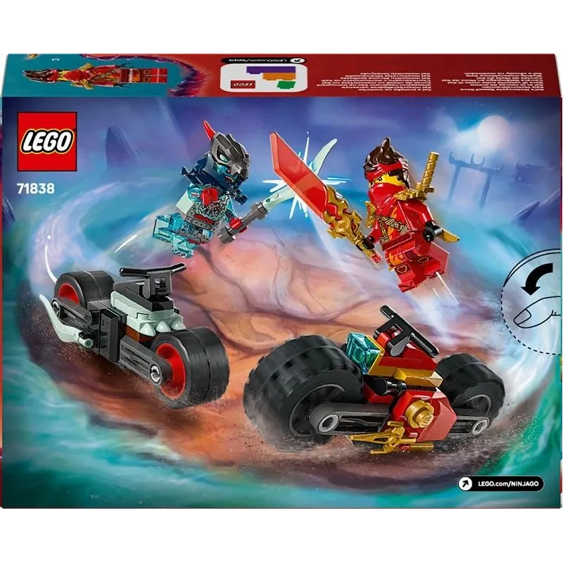 Konstruktors LEGO Kai's Motorcycle Speed Race 71838