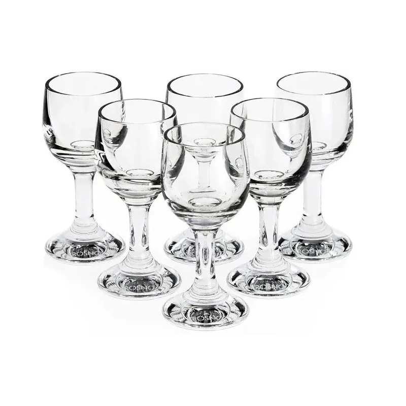 Šota glāžu komplekts Krosno. stikls. 0.03 l. 6 gab.