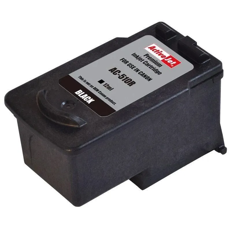 Tintes kasete „activejet canon“, ac-510r, melna, pg-510,