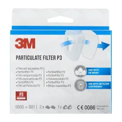 Filtru pāris ffp3 un turētāji. 3m 5935