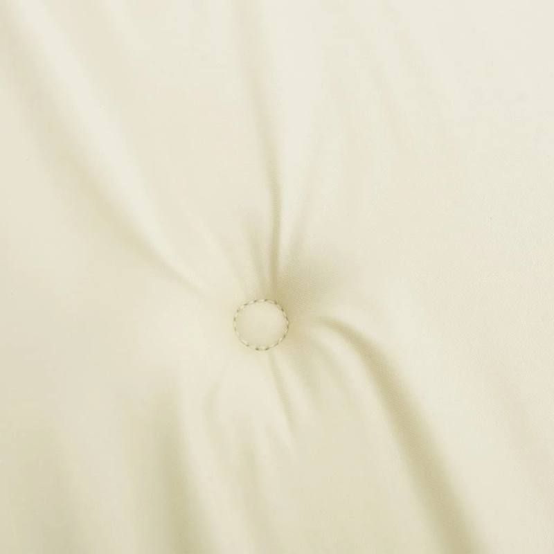 vidaXL dārza sola matracis, 180x50x3 cm, audums, krēmkrāsas