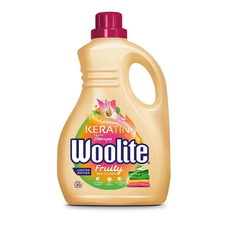 Šķidrs mazgāšanas līdzeklis Woolite therapy fruity. 1.8 l