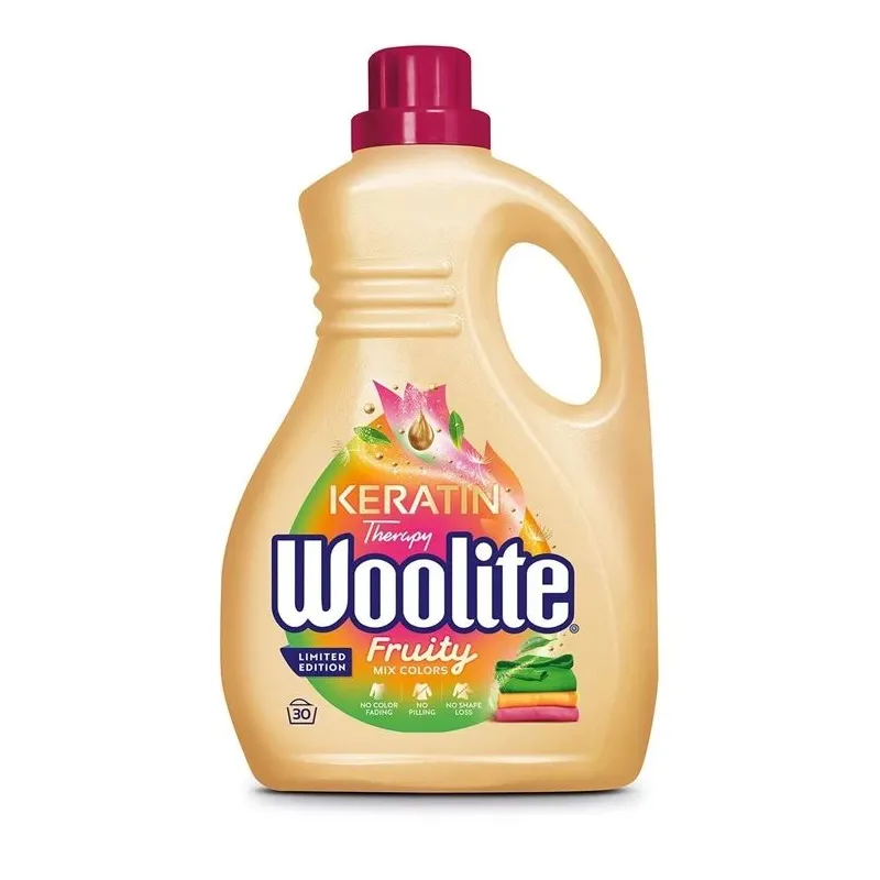 Šķidrs mazgāšanas līdzeklis Woolite therapy fruity. 1.8 l