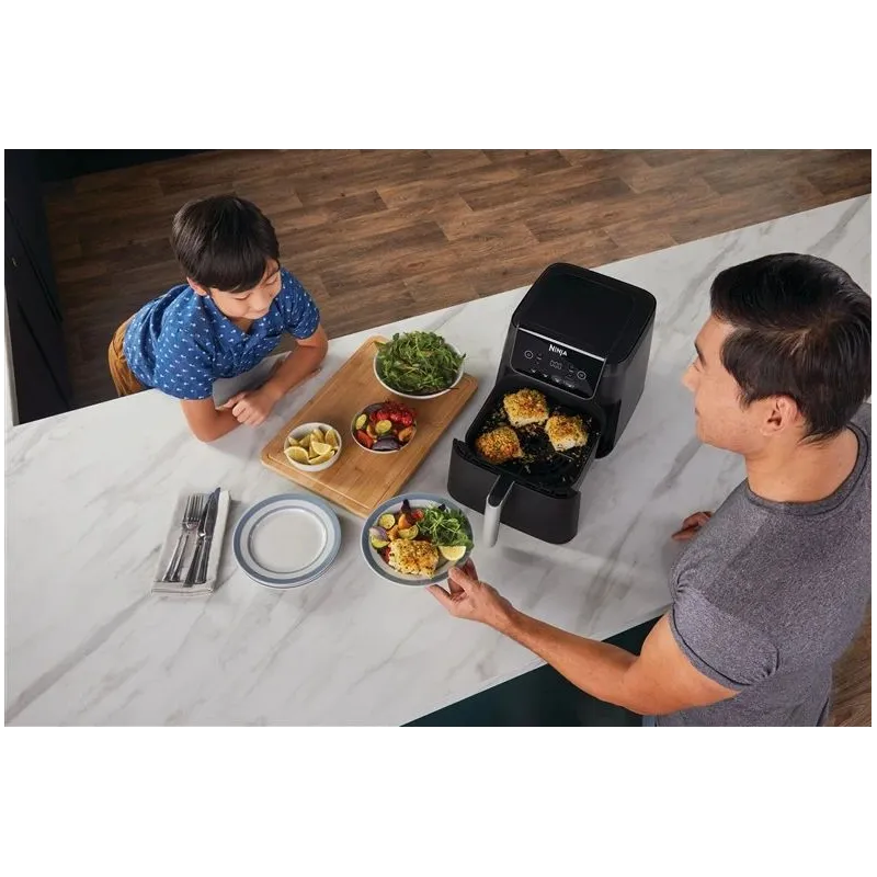 Aerogrils Ninja AF170EU. melna. 2000 W. 6.2 l