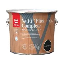 Impregnants Tikkurila Valtti Plus Complete. melna. 2.5 l