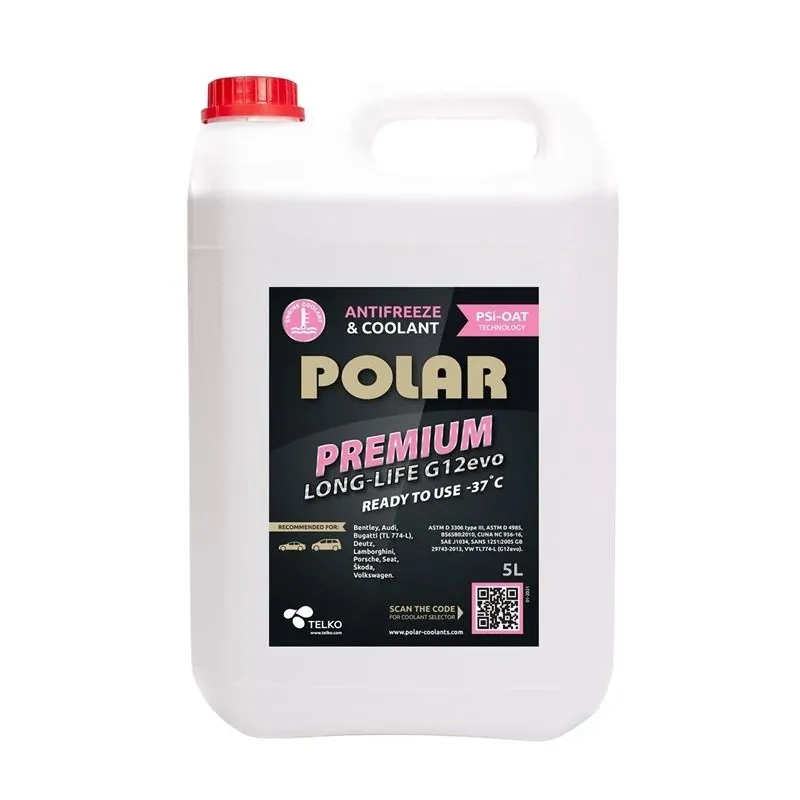 Dzesēšanas šķidrums Polar. antifrīzi. 5 l