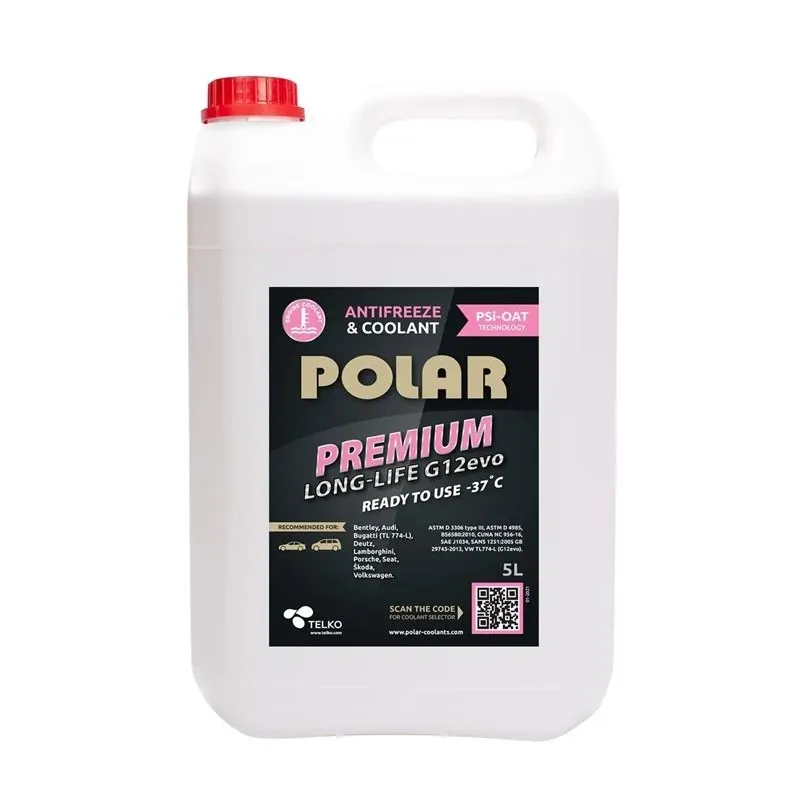Dzesēšanas šķidrums Polar. antifrīzi. 5 l