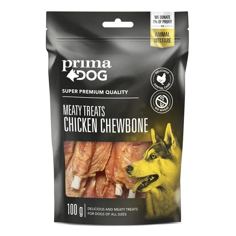 Gardums suņiem Prima Chicken Chewbone 35-823. 0.1 kg