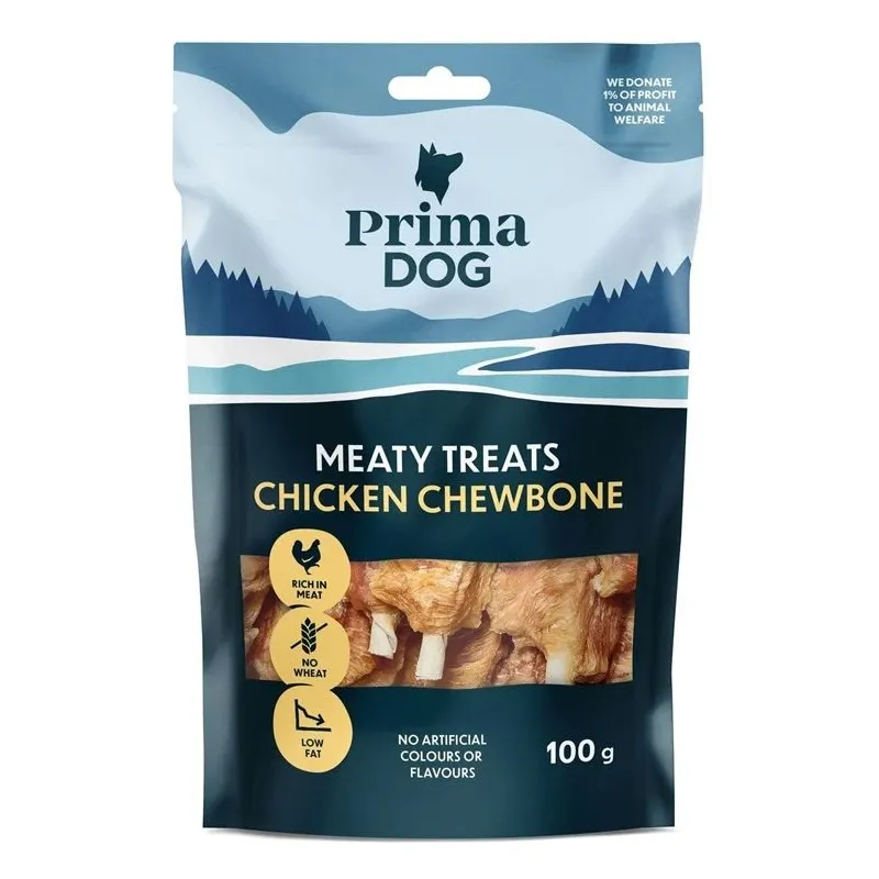 Gardums suņiem Prima Chicken Chewbone 35-823. 0.1 kg