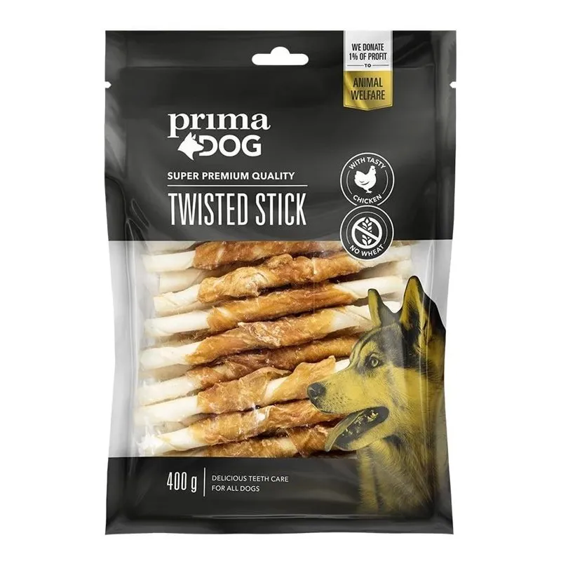 Gardums suņiem Prima Twisted Stick 35-850. 0.4 kg