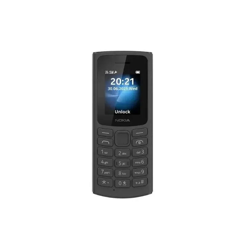 Mobilais telefons Nokia 105 DS 4G. 48 MB. melna