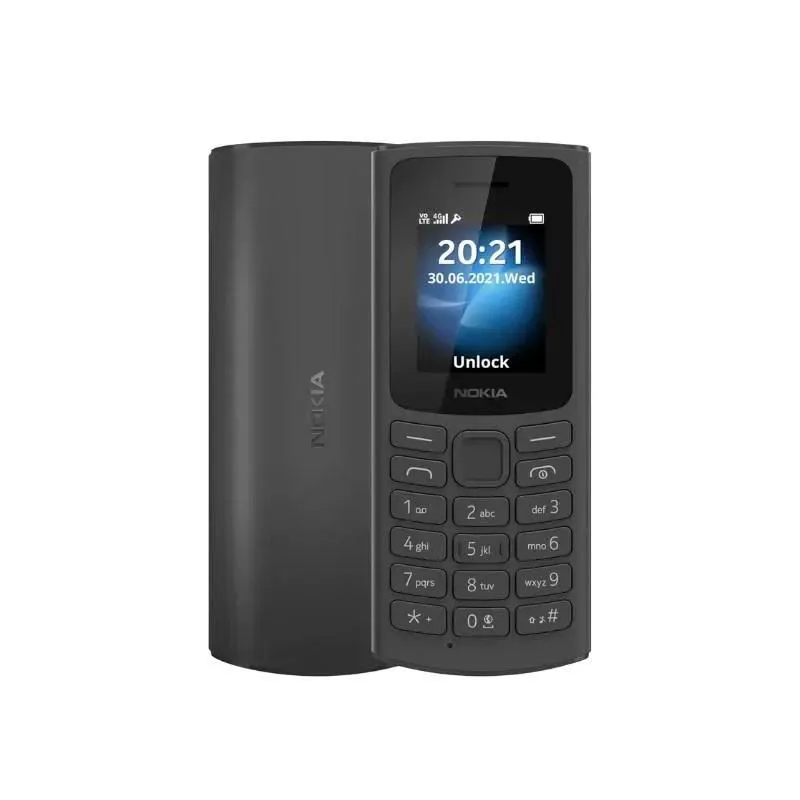Mobilais telefons Nokia 105 DS 4G. 48 MB. melna
