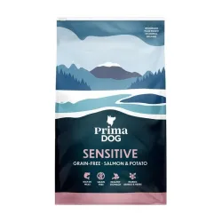 Sausā suņu barība Prima. lasis-kartupeļi. 3 kg
