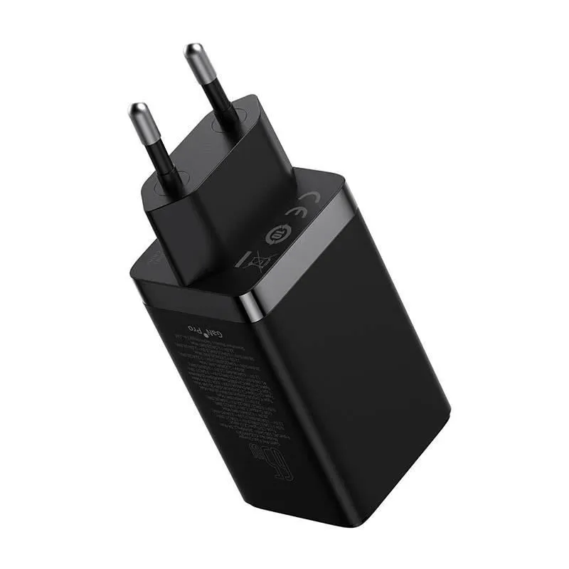 Lādētājs Baseus CCGP120201 2xUSB Type C-1xUSB. 1m. 65W