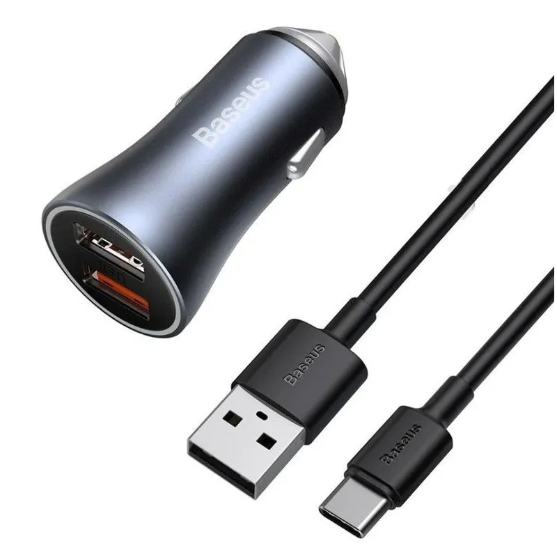Automašīnas lādētājs 2xusb qc4 40w