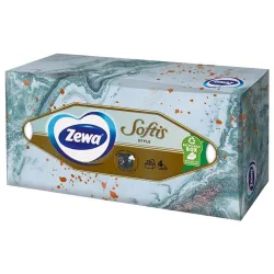 Salvetes zewa softis box 80pc