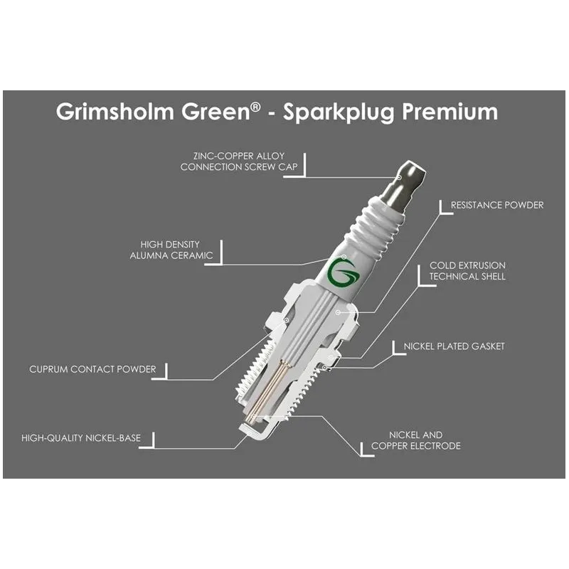 Divtaktu degšanas svece 50764