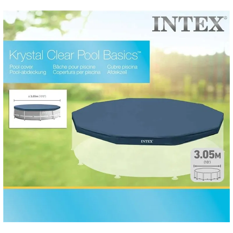 Intex Round Metal Frame Pool Cover S