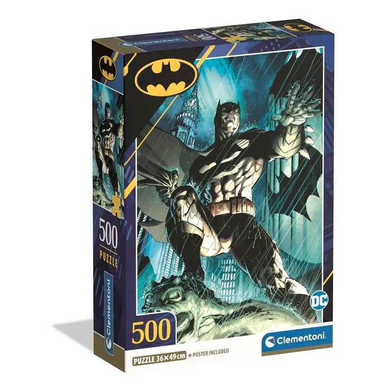 Puzle Clementoni DC Batman 35593. 49 cm x 36 cm. 500 gab.