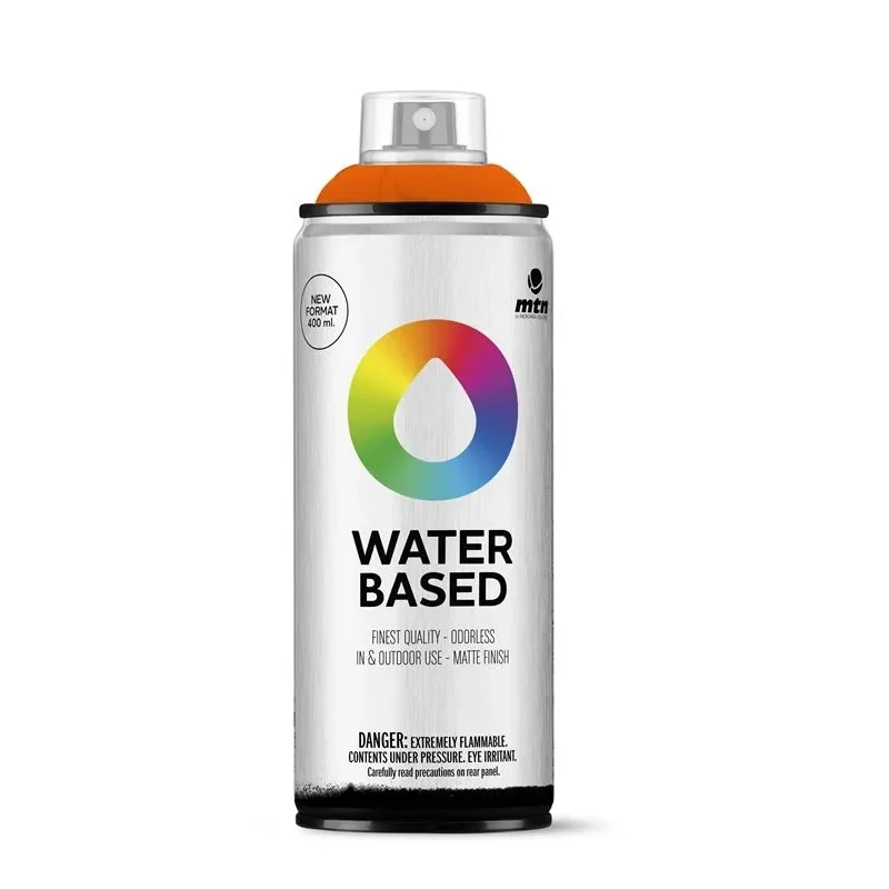 Krāsu aerosoli Montana Water Based RV-2004. oranža. 0.4 l