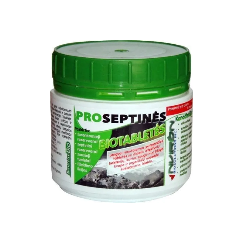 Biotabletes kanalizācijas tīr. 8x20g